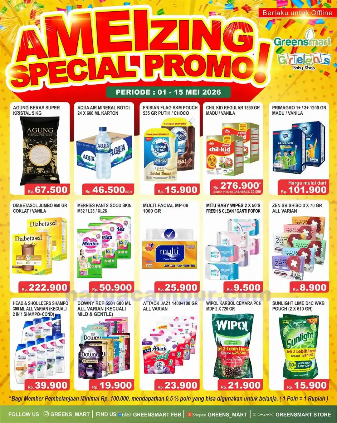 Promo Greensmart Weekend Terbaru 15 - 17 Mei 2026 1 Promo Greensmart Weekend Terbaru 1 - 15 Mei 2026.