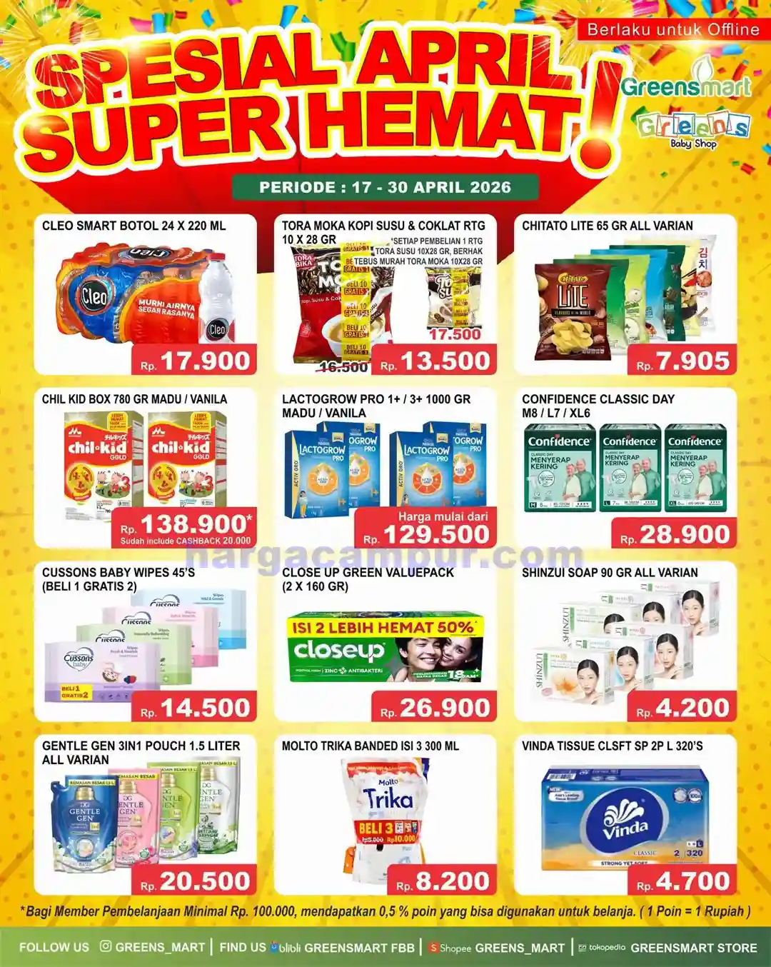Promo Greensmart Weekend Terbaru 27 April - 3 Mei 2026 1 Promo Greensmart Weekend Terbaru 24 - 26 April 2026.
