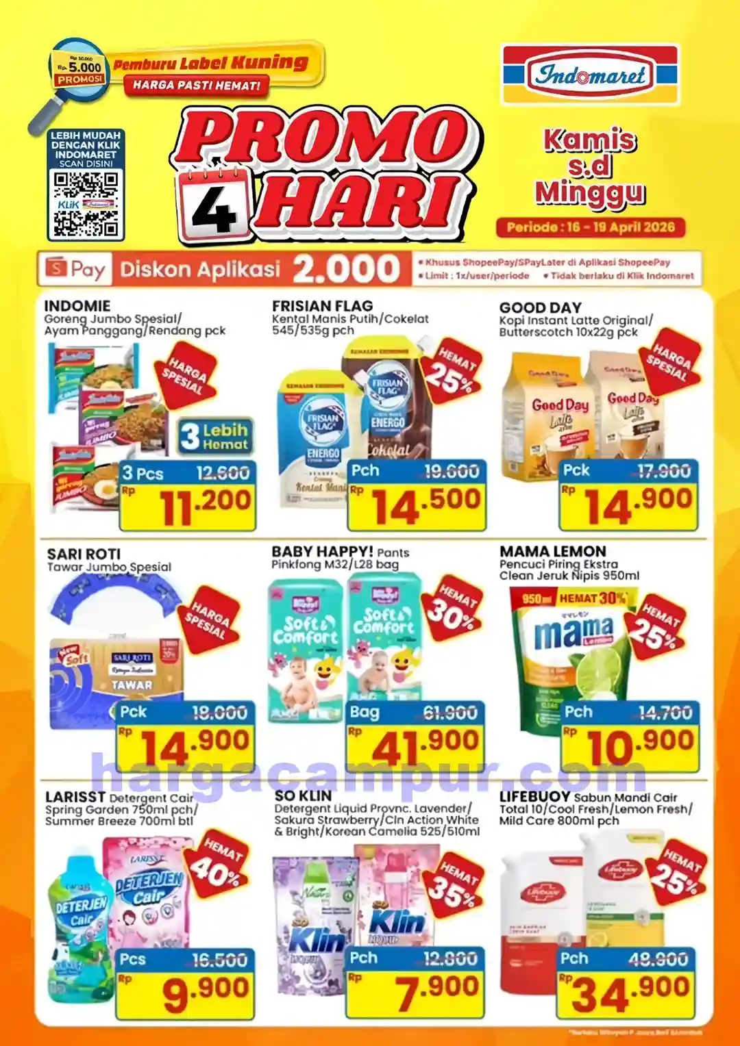 Promo Indomaret 4 Hari Terbaru 16 - 19 April 2026 1 Promo Indomaret 4 Hari Terbaru 16 - 19 April 2026.