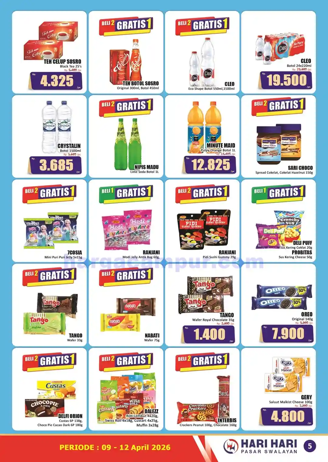 Promo KJSM Hari Hari Pasar Swalayan 9 - 12 April 2026 5 Promo KJSM Hari Hari Pasar Swalayan 9 12 April 2026 5