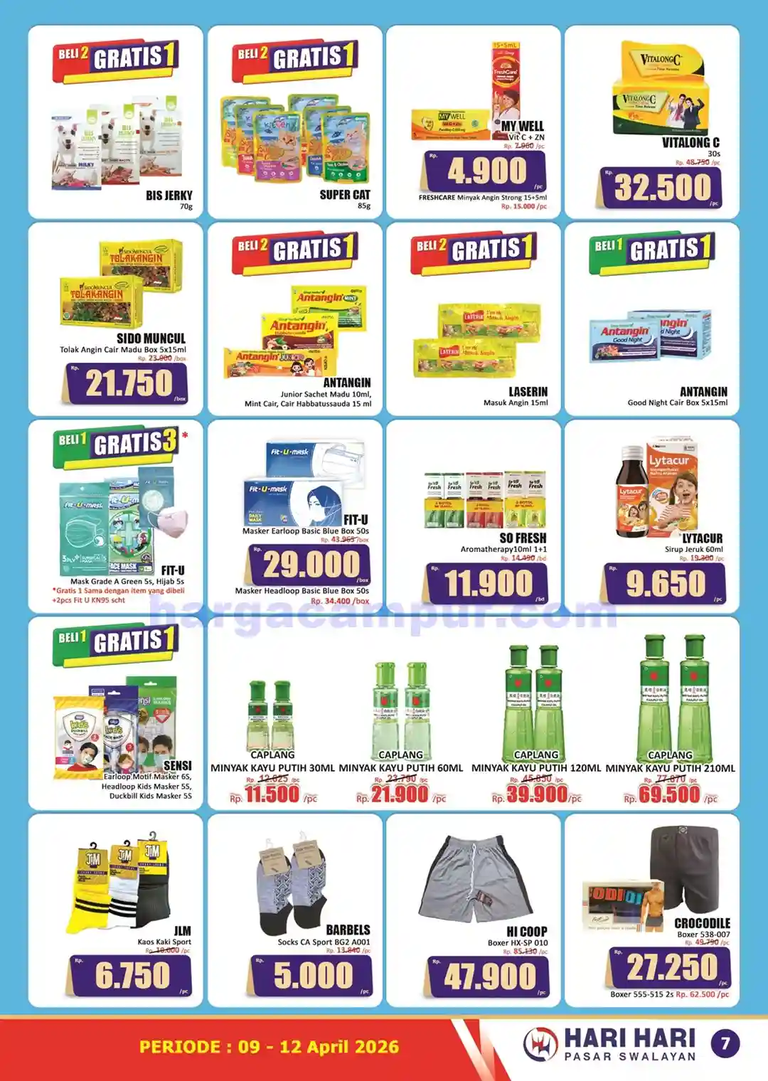 Promo KJSM Hari Hari Pasar Swalayan 9 - 12 April 2026 7 Promo KJSM Hari Hari Pasar Swalayan 9 12 April 2026 7