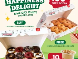 Promo Krispy Kreme Beli 2 Lusin Donat Harga Hanya 100 Ribu