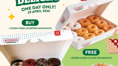 Promo Krispy Kreme Beli 2 Lusin Donat Harga Hanya 100 Ribu