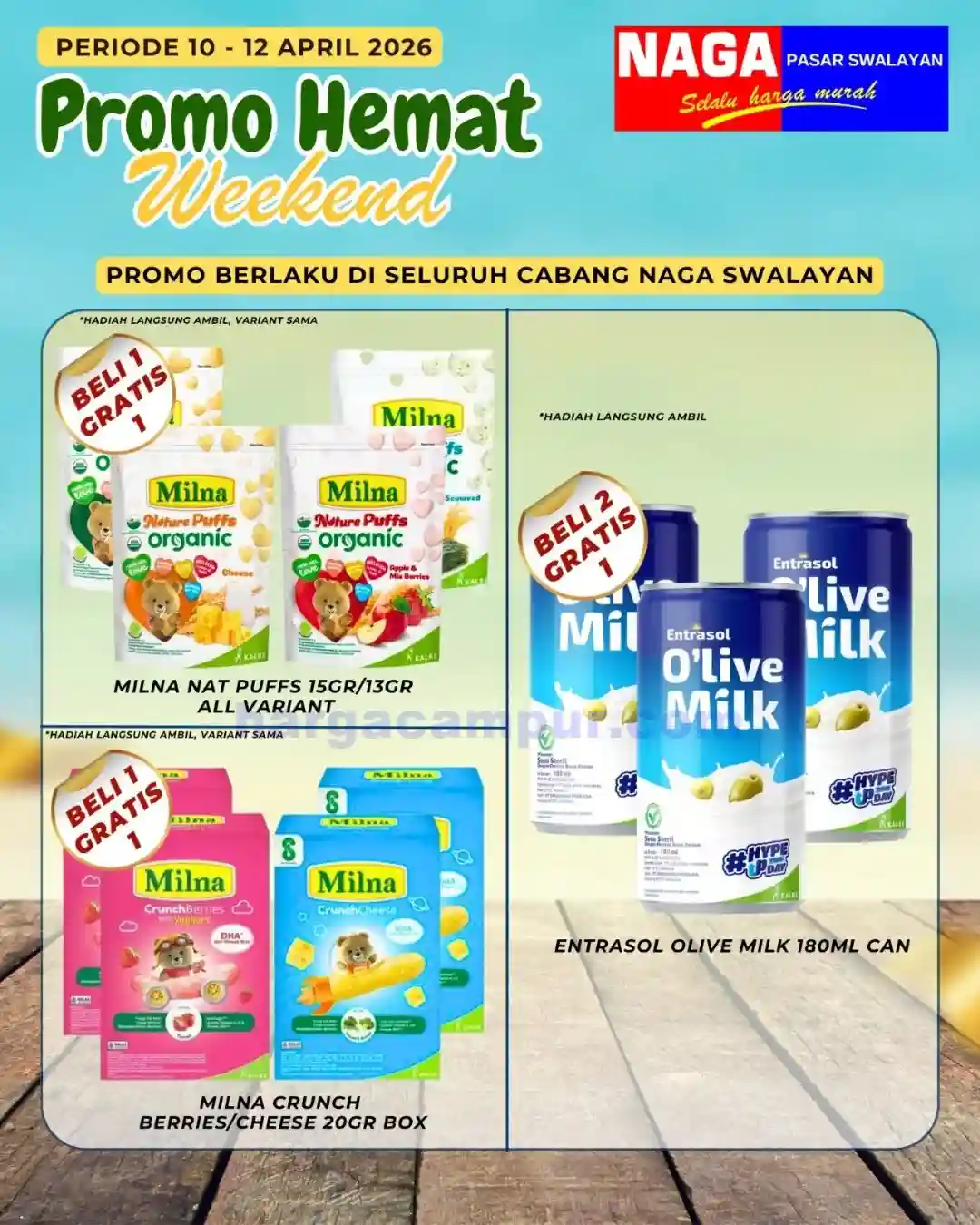 Promo Naga Swalayan Weekend Terbaru 10 - 12 April 2026 4 Promo Naga Swalayan Weekend Terbaru 10 - 12 April 2026.