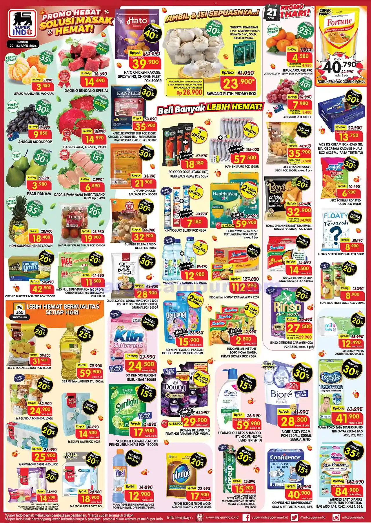 Katalog Promo JSM Superindo Terbaru 20 - 26 April 2026 1 Katalog Promo JSM Superindo Weekday Terbaru 20 - 26 April 2026.
