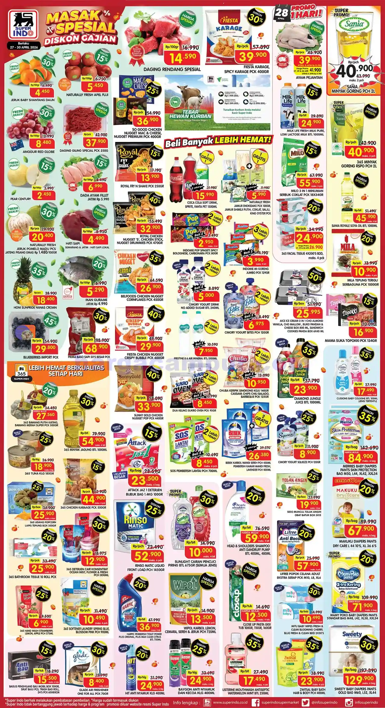 Promo Superindo Weekday Terbaru 4 - 7 Mei 2026 1 Promo Superindo Weekday Terbaru 27 - 30 April 2026.