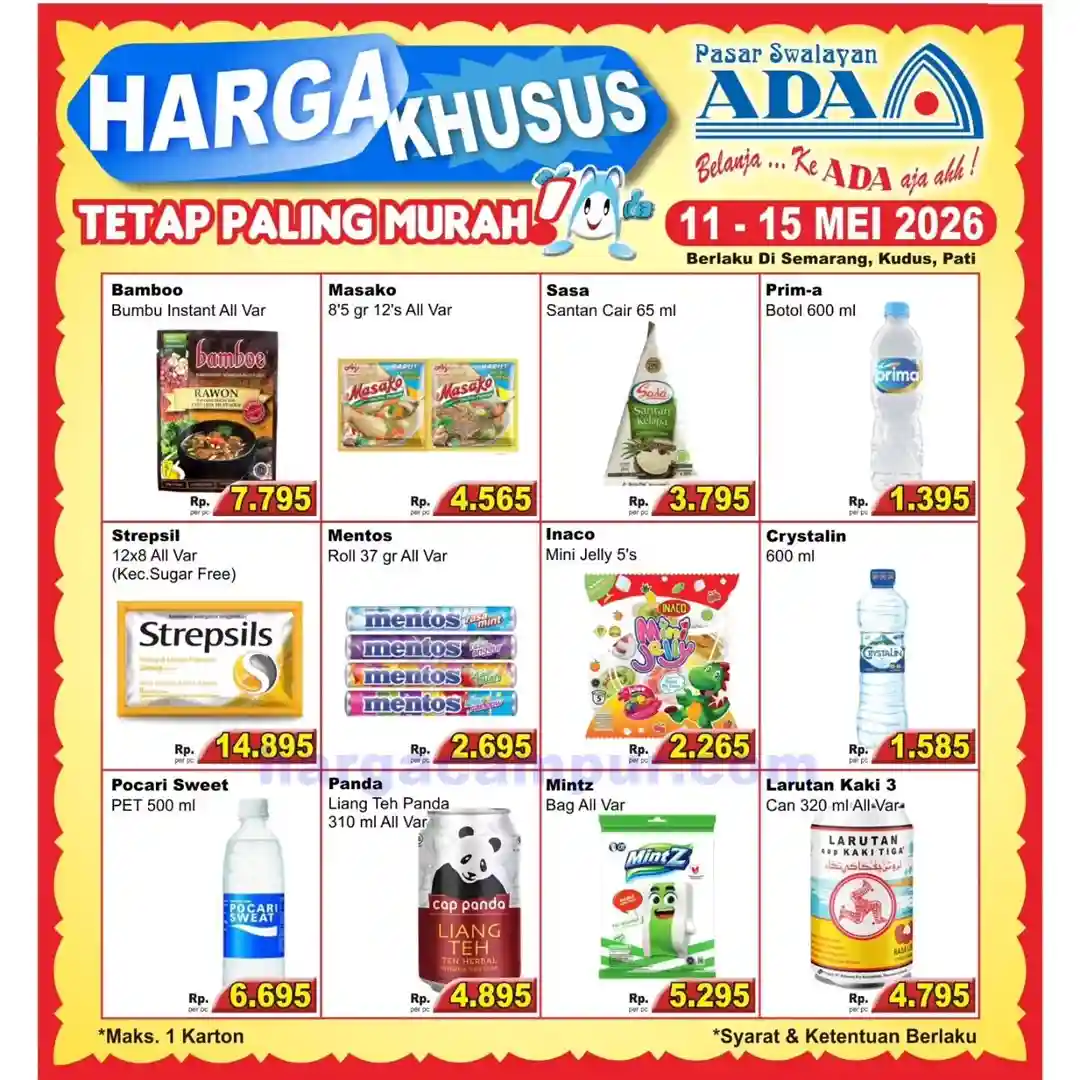 Promo Ada Swalayan Weekend Terbaru 16 - 17 Mei 2026 6 Katalog Promo Ada Swalayan Weekday Terbaru 11 15 Mei 2026 6