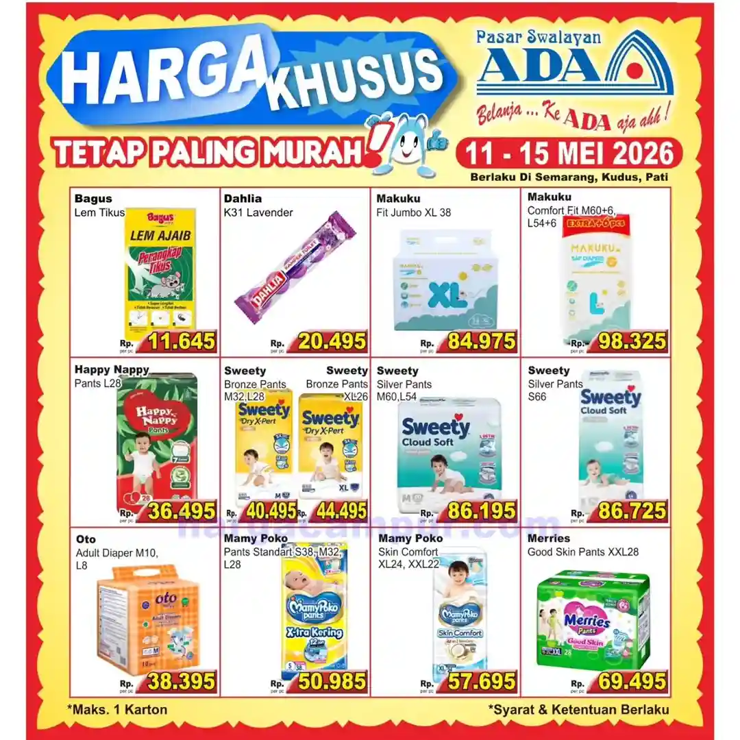 Promo Ada Swalayan Weekend Terbaru 16 - 17 Mei 2026 7 Katalog Promo Ada Swalayan Weekday Terbaru 11 15 Mei 2026 7