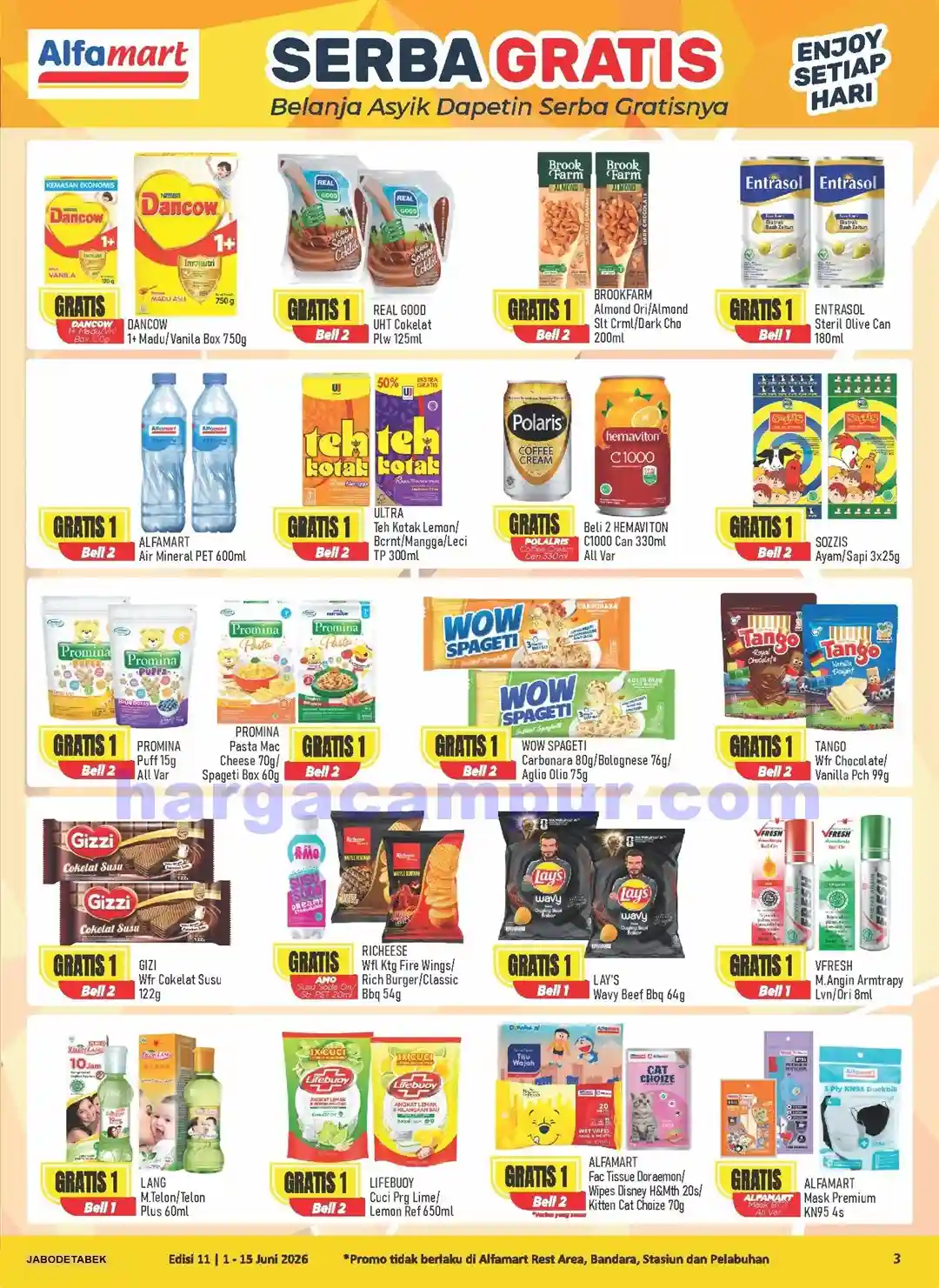 Promo Serba Gratis Alfamart Terbaru 1 - 15 Juni 2026 1 Promo Serba Gratis Alfamart Terbaru 1 - 15 Juni 2026.