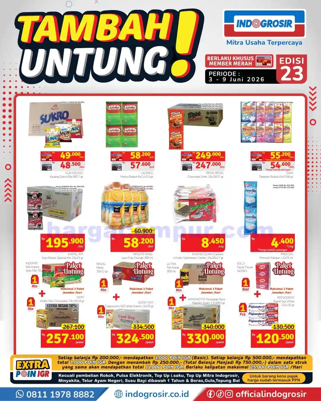 Katalog Promo Indogrosir Harga Hemat 10 - 16 Juni 2026 5 Katalog Promo Indogrosir Harga Hemat 3 - 9 Juni 2026.