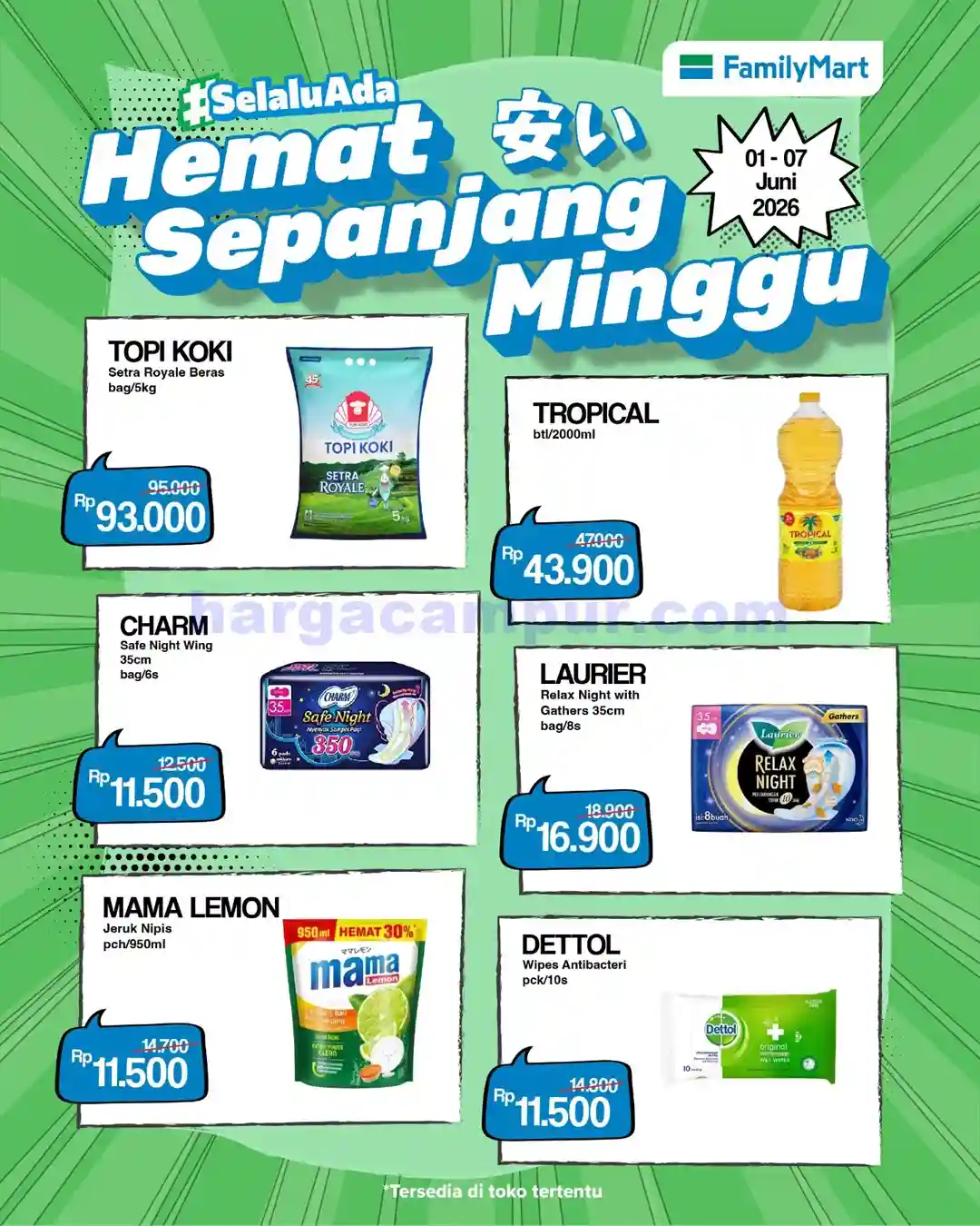 Katalog Promo JSM FamilyMart Terbaru 1 - 7 Juni 2026 1 Katalog Promo JSM FamilyMart Terbaru 1 - 7 Juni 2026.
