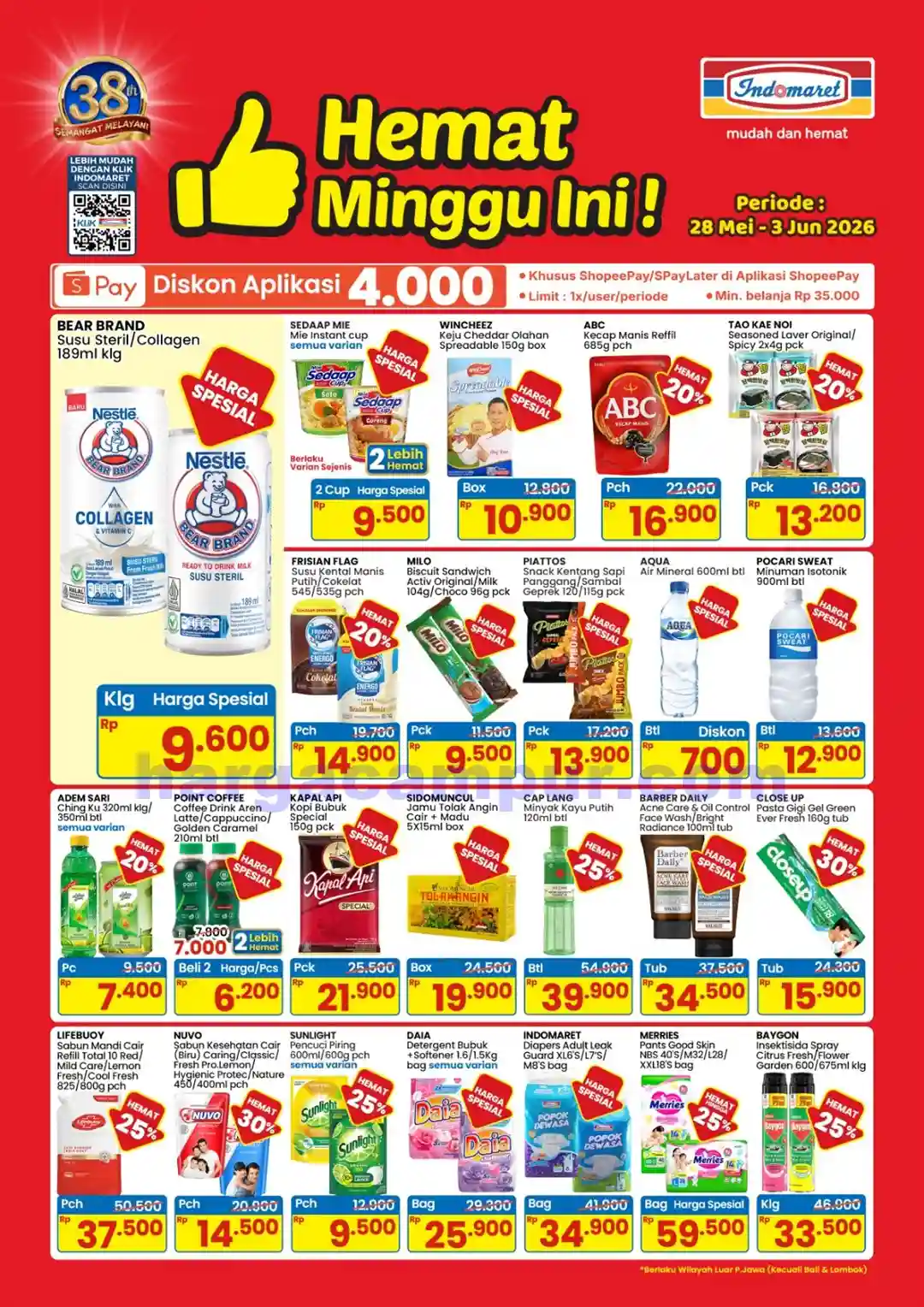 Promo Indomaret Hemat Banget Periode 4 - 10 Juni 2026 1 Promo Indomaret Hemat Banget Periode 28 Mei - 3 Juni 2026.