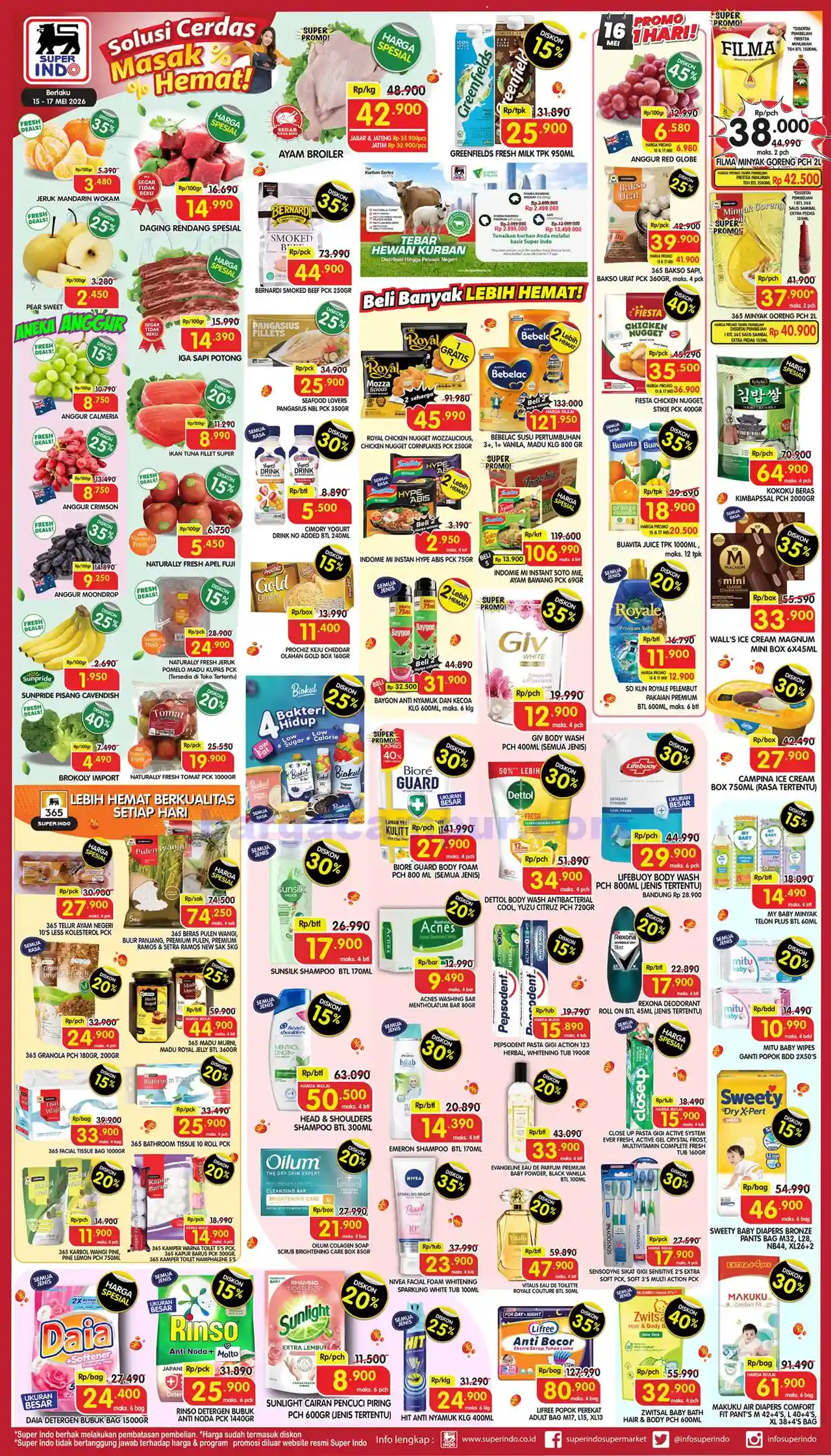 Katalog Promo JSM Superindo Weekday Terbaru 15 - 17 Mei 2026.