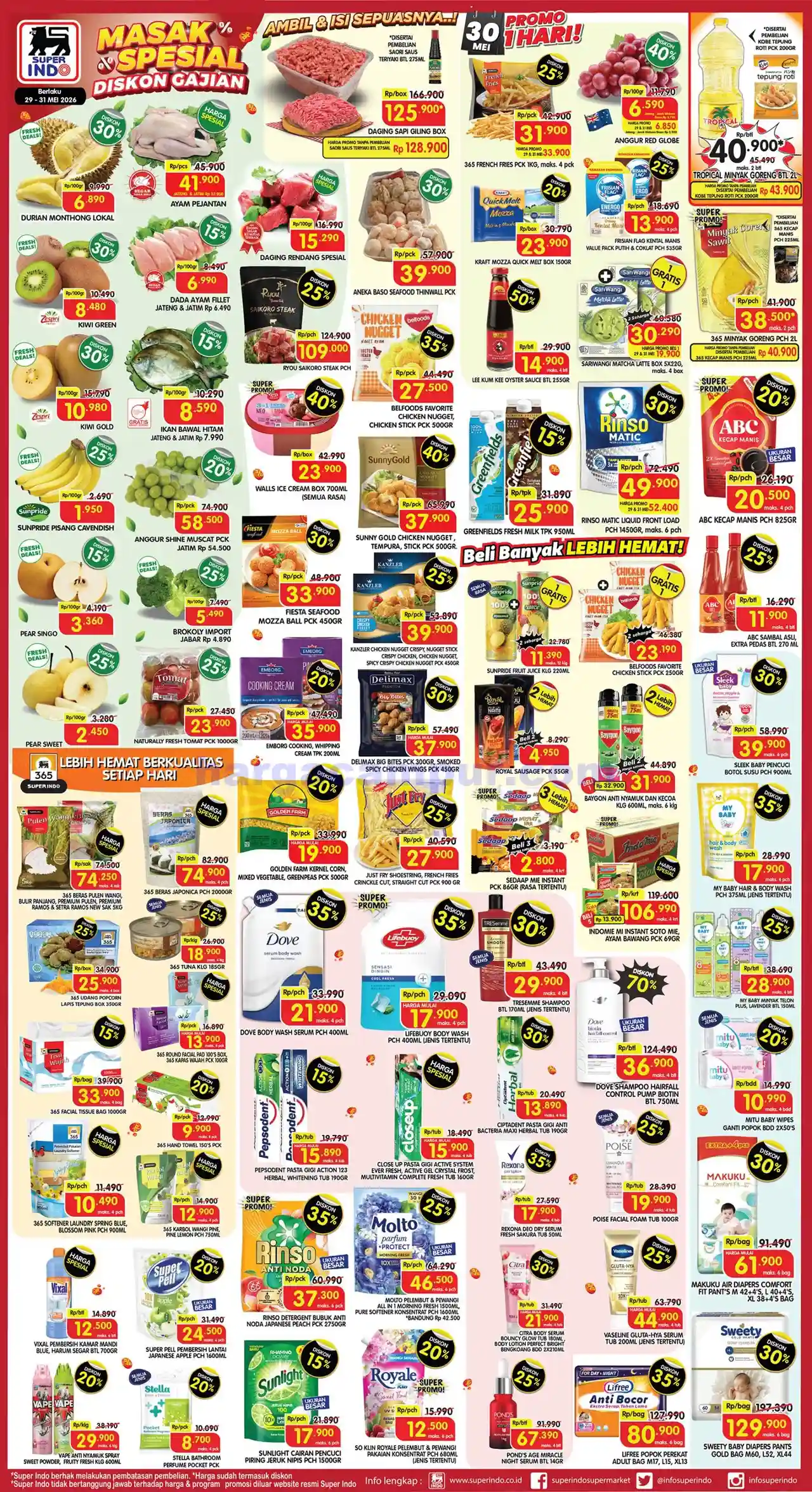 Katalog Promo JSM Promo Superindo Terbaru 29 - 31 Mei 2026.