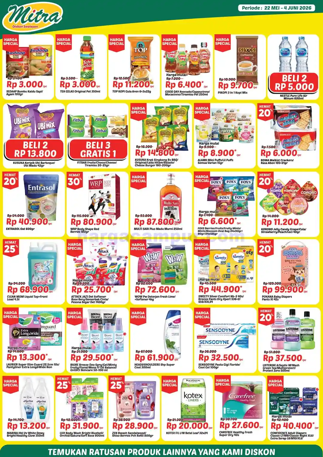Katalog Promo Mitra Diskon Swalayan 22 Mei - 4 Juni 2026