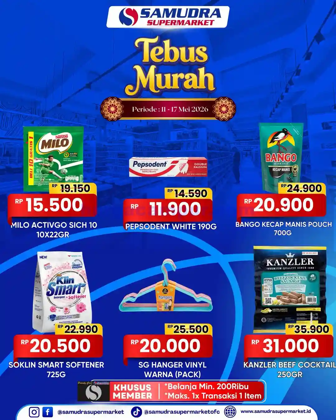 Katalog Promo Samudra Supermarket Super Murah 11 - 17 Mei 2026 12 Katalog Promo Samudra Supermarket Super Murah 11 - 17 Mei 2026.