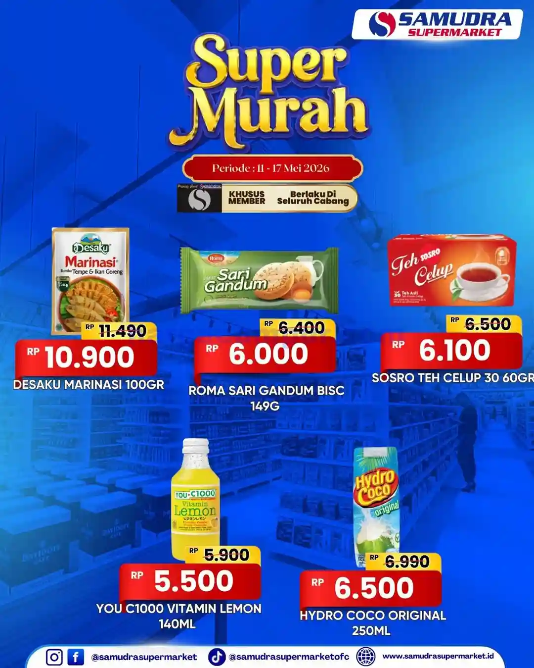 Katalog Promo Samudra Supermarket Super Murah 11 - 17 Mei 2026 4 Katalog Promo Samudra Supermarket Super Murah 11 17 Mei 2026 9