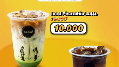 Promo Beanspot Payday Sale Iced Pistachio Latte 10 Ribu