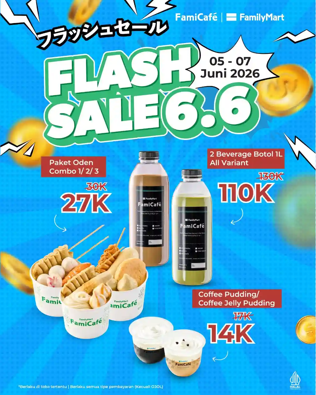 Promo FamilyMart Spesial Flash Sale 6.6 Harga Mulai 5 Ribuan 1 Promo FamilyMart Spesial Flash Sale 6.6 Harga Mulai 5 Ribuan 3