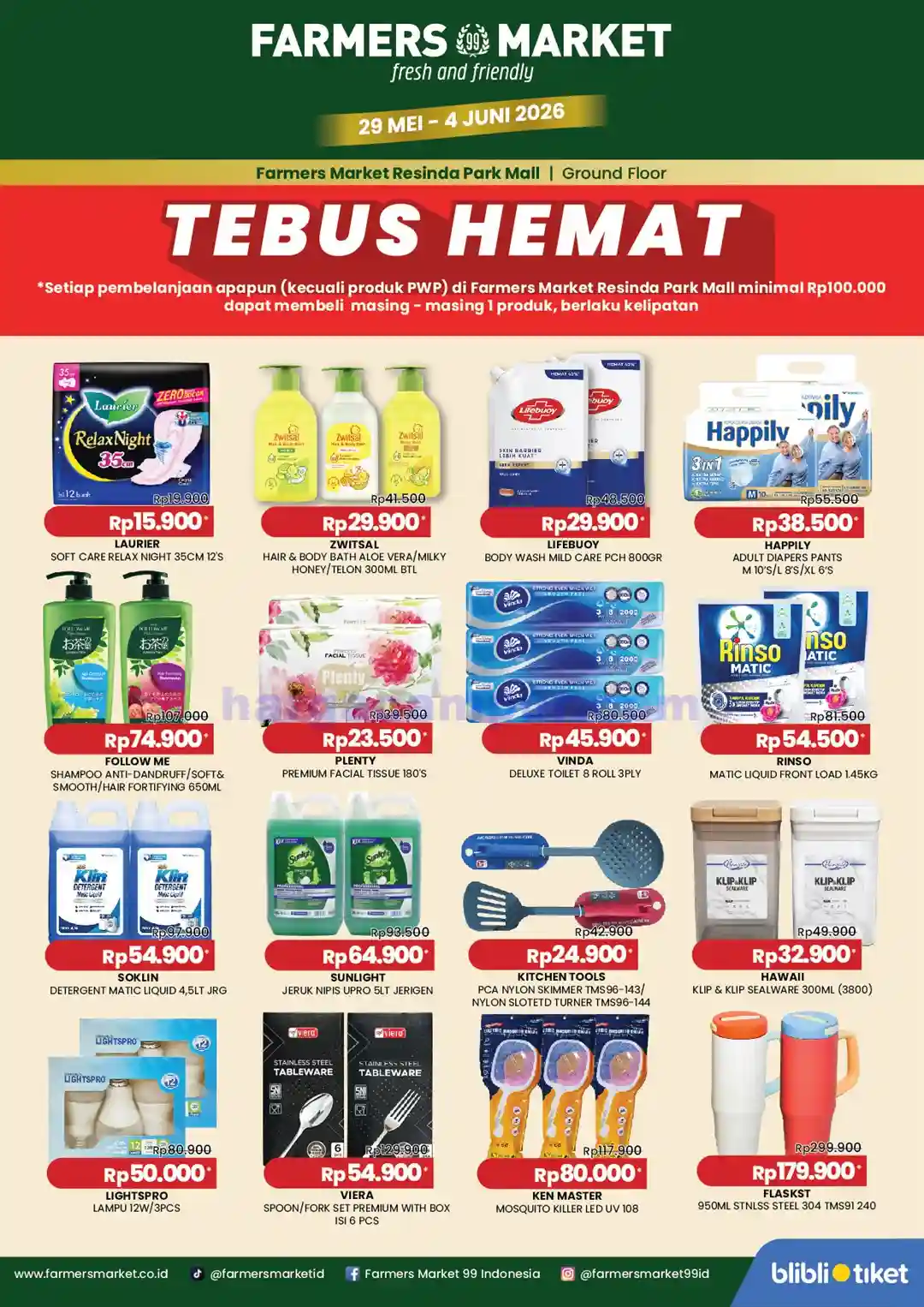 Promo Farmers Market Weekend Terbaru 5 - 7 Juni 2026 3 Promo Farmers Market Weekend Terbaru 29 - 31 Mei 2026.