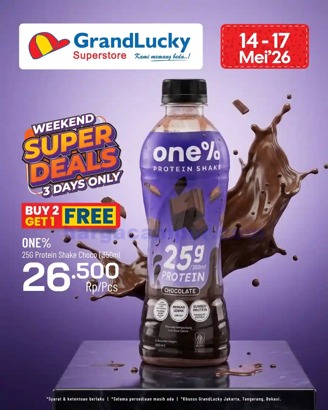 Promo GrandLucky Weekend Super Deals 22 - 24 Mei 2026