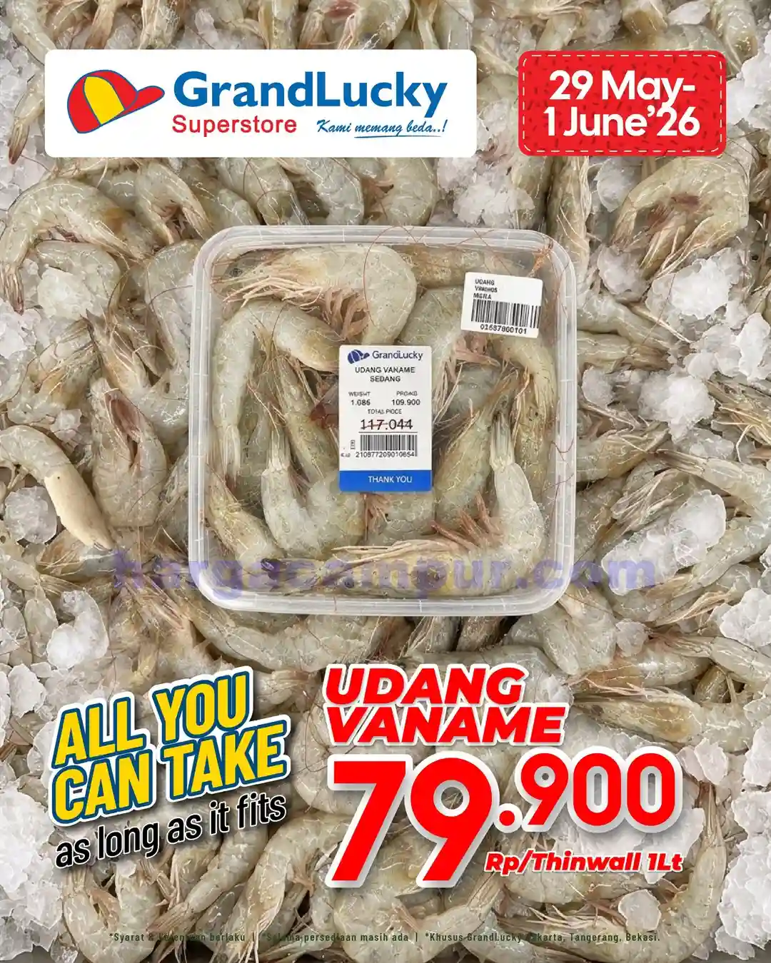 Promo GrandLucky Weekend Super Deals 29 - 31 Mei 2026