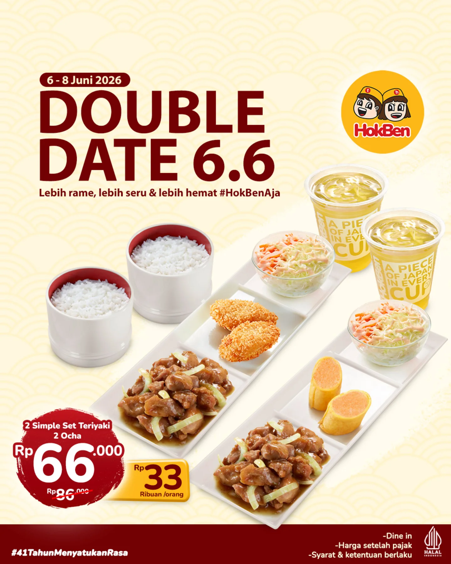 Promo Hokben Double Date 6.6 Paket Hemat Hanya 33 Ribuan 1 Promo Hokben Double Date 6.6 Paket Hemat Hanya 33 Ribuan