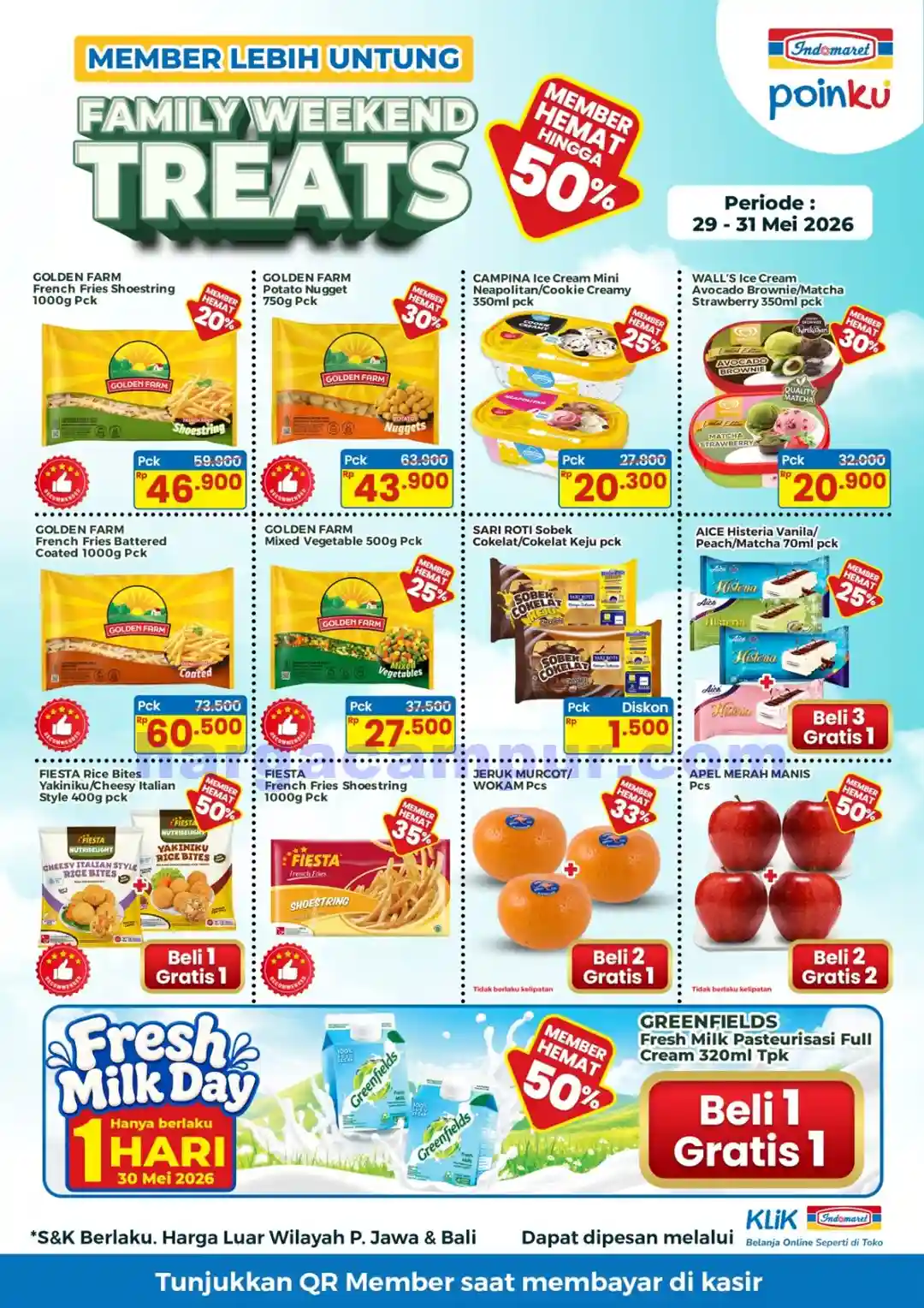 Promo Indomaret Family Weekend Treats 29 - 31 Mei 2026 1 Promo Indomaret Family Weekend Treats 29 - 31 Mei 2026.