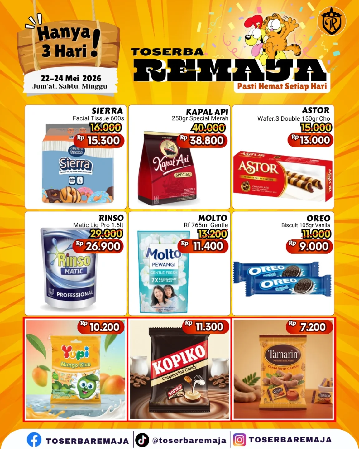 Promo JSM Toko Remaja Toserba Terbaru 29 - 31 Mei 2026 1 Promo JSM Toko Remaja Toserba Terbaru 22 - 24 Mei 2026.