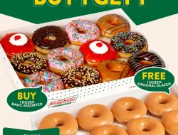 Promo Krispy Kreme Spesial Beli 1 Gratis 1 Harga Hanya 119 Ribu