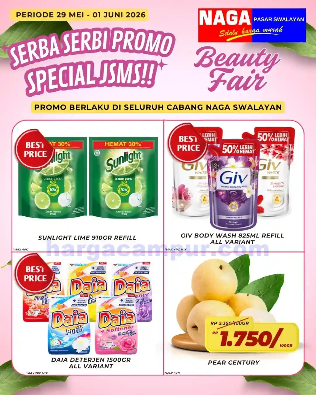 Promo Naga Swalayan Weekend Terbaru 29 - 31 Mei 2026 3 Promo Naga Swalayan Weekend Terbaru 29 - 31 Mei 2026.