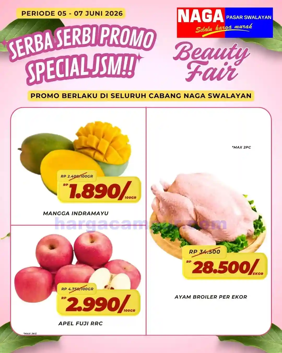 Promo Naga Swalayan Weekend Terbaru 5 - 7 Juni 2026 3 Promo Naga Swalayan Weekend Terbaru 5 - 7 Juni 2026.