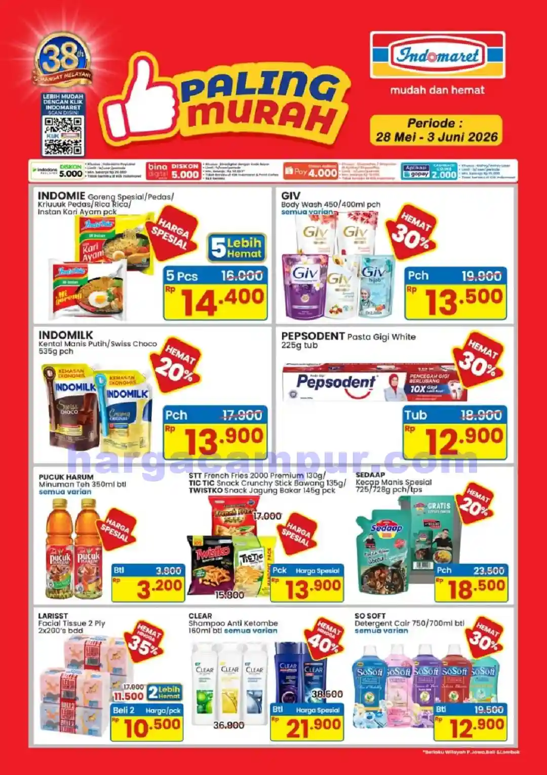 Promo PTW Indomaret Product Of The Week 28 Mei-3 Juni 2026 1 Promo PTW Indomaret Product Of The Week 28 Mei - 3 Juni 2026.