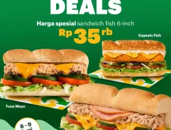 Promo Subway Spesial Fish Deals Sandwich Hanya 35 Ribu