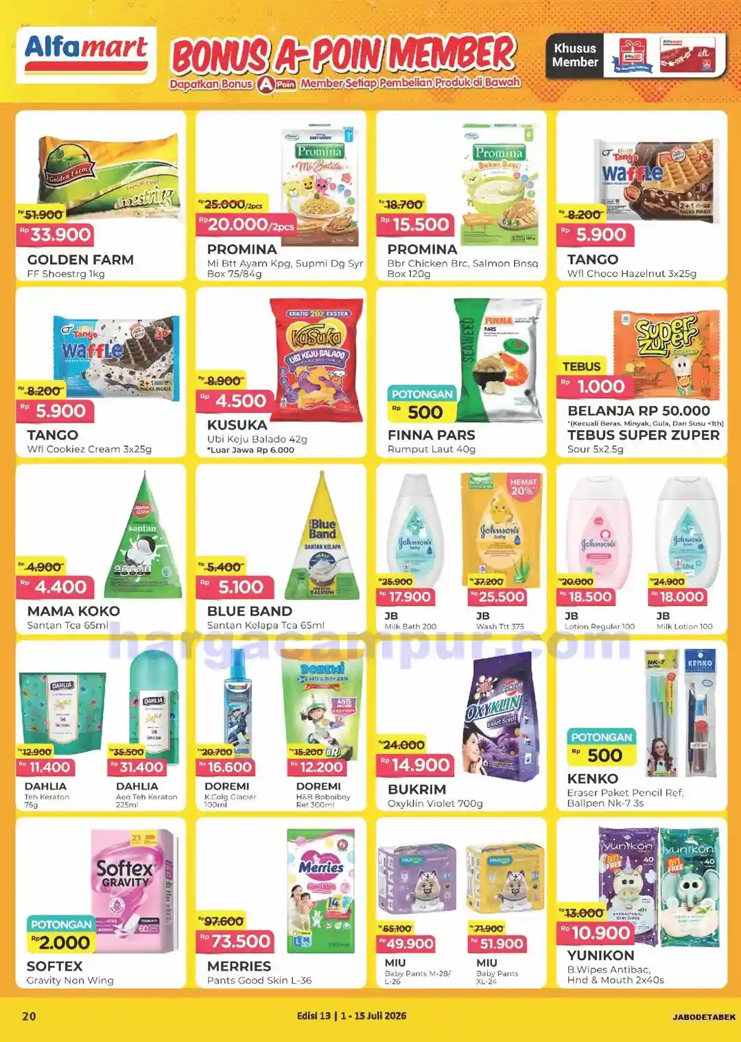 Katalog Alfamart Promo Terbaru 1 - 15 Juli 2026 20 Katalog Alfamart Promo Terbaru 1 15 Juli 2026 20