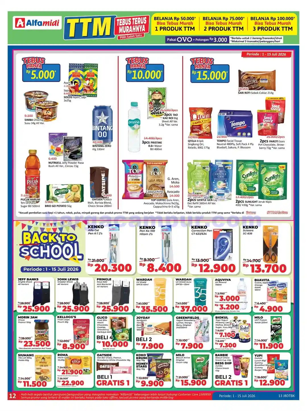 Katalog Alfamidi Promo Terbaru 1 - 15 Juli 2026 12 Katalog Alfamidi Promo Terbaru 1 - 15 Juli 2026.