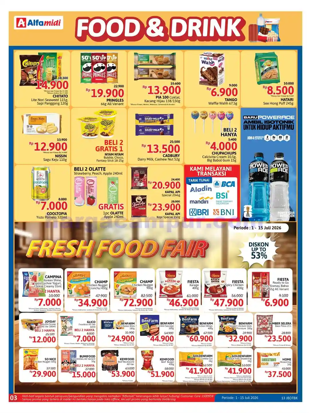 Katalog Alfamidi Promo Terbaru 1 - 15 Juli 2026 3 Katalog Alfamidi Promo Terbaru 1 15 Juli 2026 3