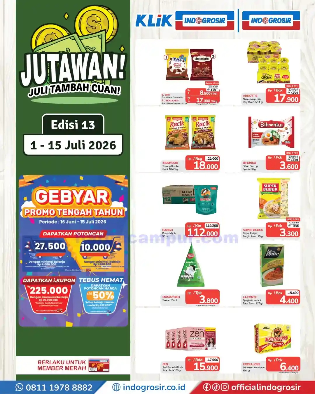 Katalog Promo Indogrosir Terbaru 1 - 15 Juli 2026 2 Katalog Promo Indogrosir Terbaru 1 15 Juli 2026 17
