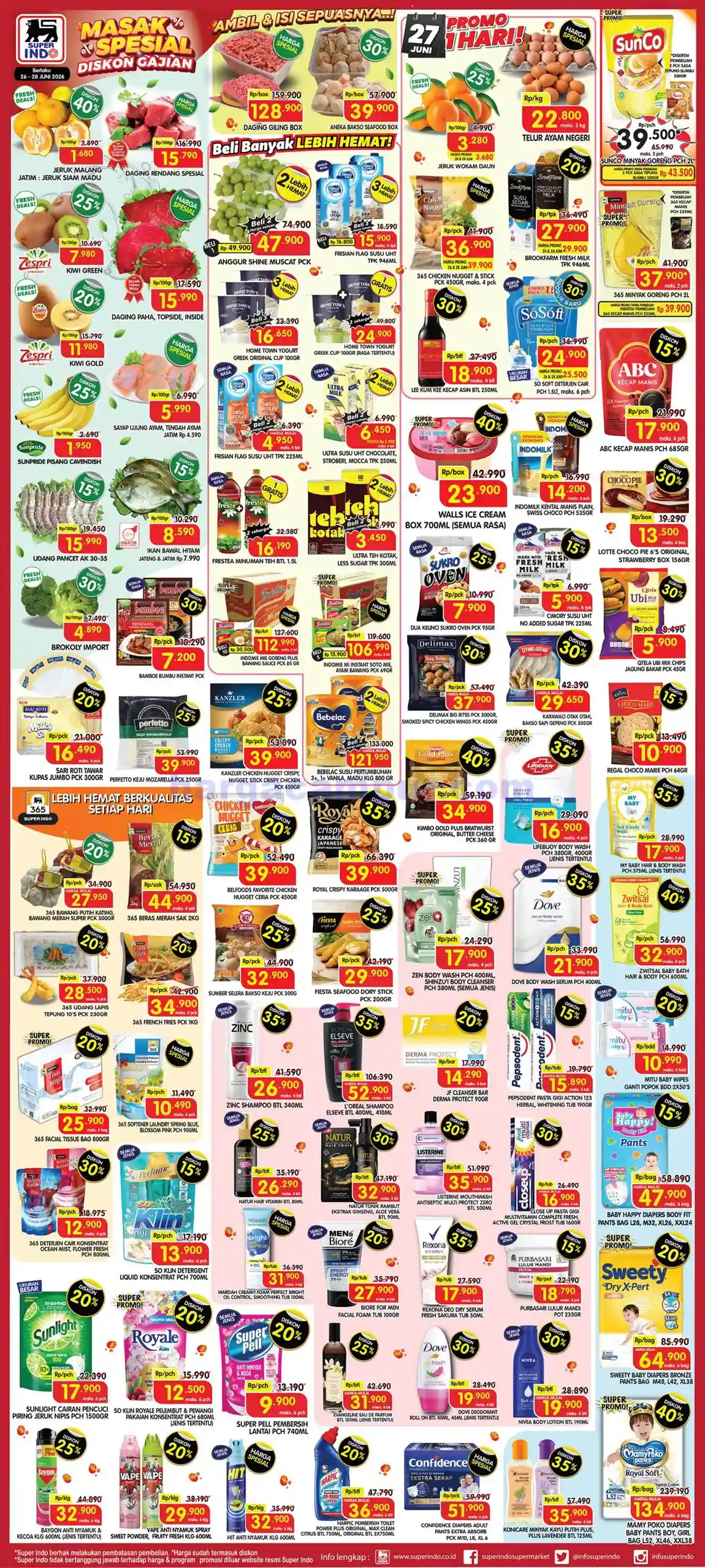 Katalog Promo JSM Superindo Terbaru 26 - 28 Juni 2026.