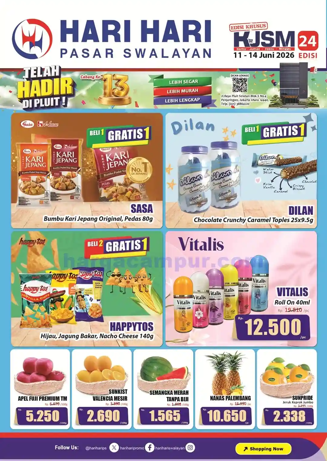 Promo KJSM Hari Hari Pasar Swalayan 18 - 21 Juni 2026 1 Katalog Promo KJSM HARI HARI Pasar Swalayan 11 14 Juni 2026 1