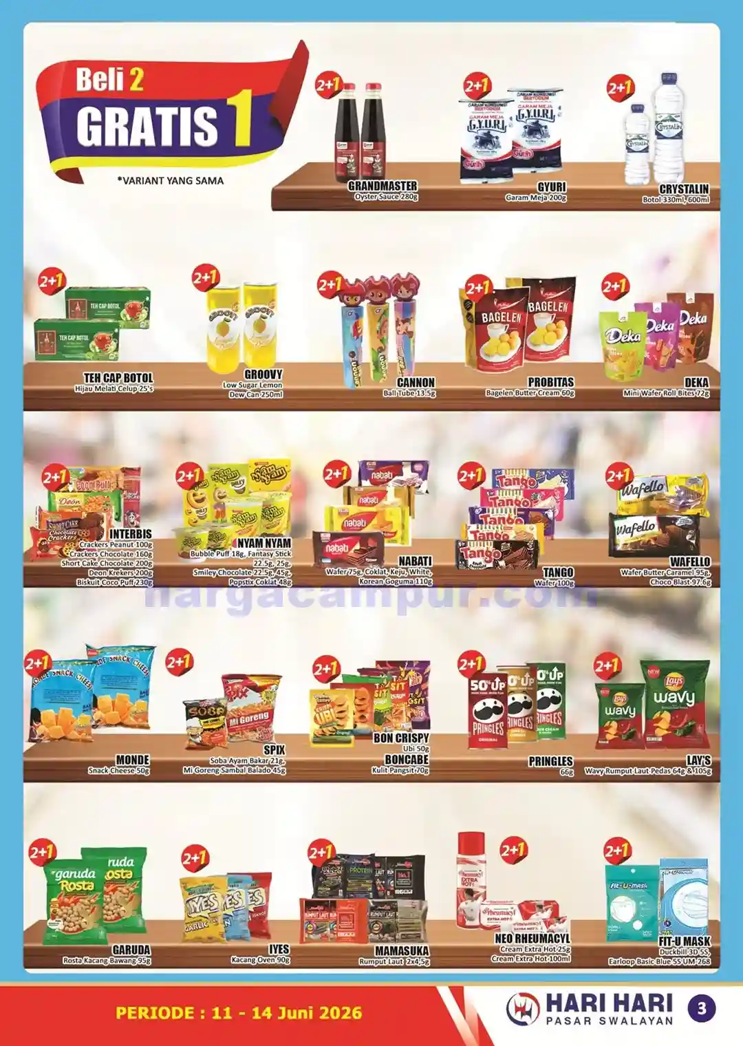 Promo KJSM Hari Hari Pasar Swalayan 18 - 21 Juni 2026 3 Katalog Promo KJSM HARI HARI Pasar Swalayan 11 14 Juni 2026 3