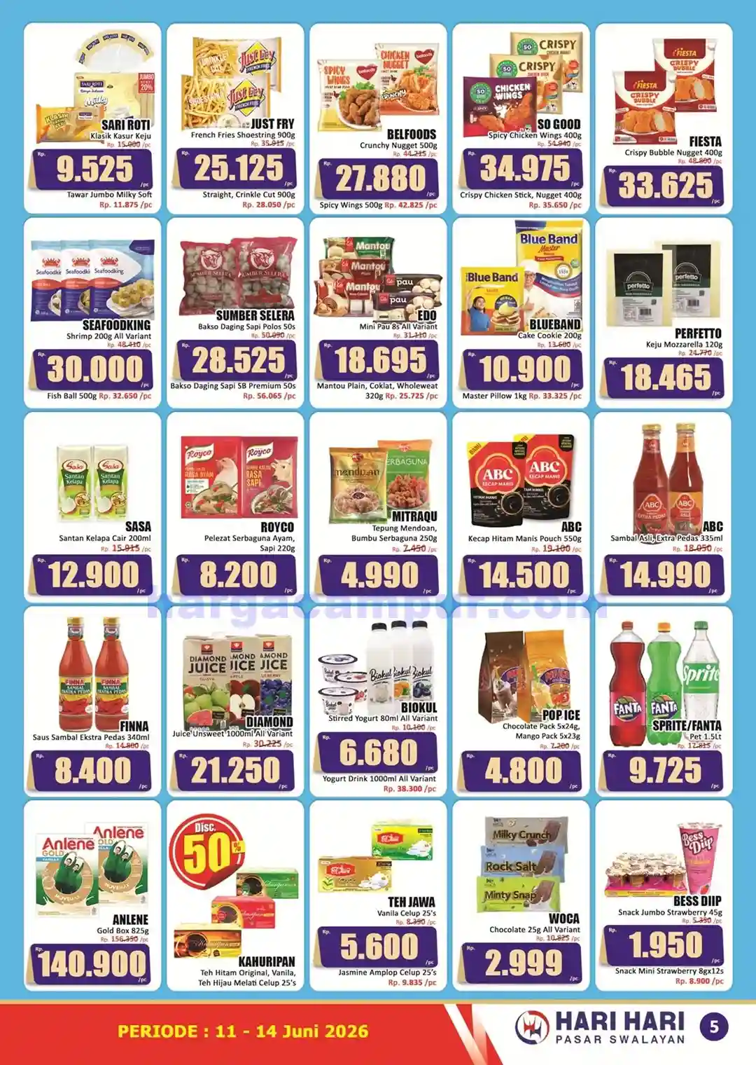Promo KJSM Hari Hari Pasar Swalayan 18 - 21 Juni 2026 5 Katalog Promo KJSM HARI HARI Pasar Swalayan 11 14 Juni 2026 5