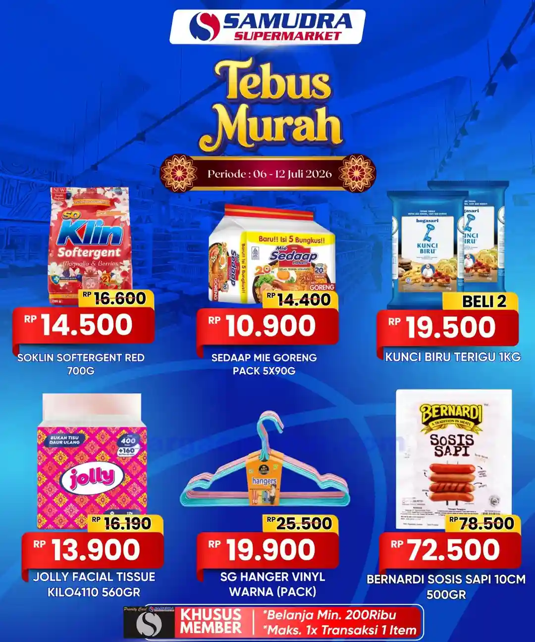 Katalog Promo Samudra Supermarket Super Murah 6 - 12 Juli 2026 13 Katalog Promo Samudra Supermarket Super Murah 6 - 12 Juli 2026.