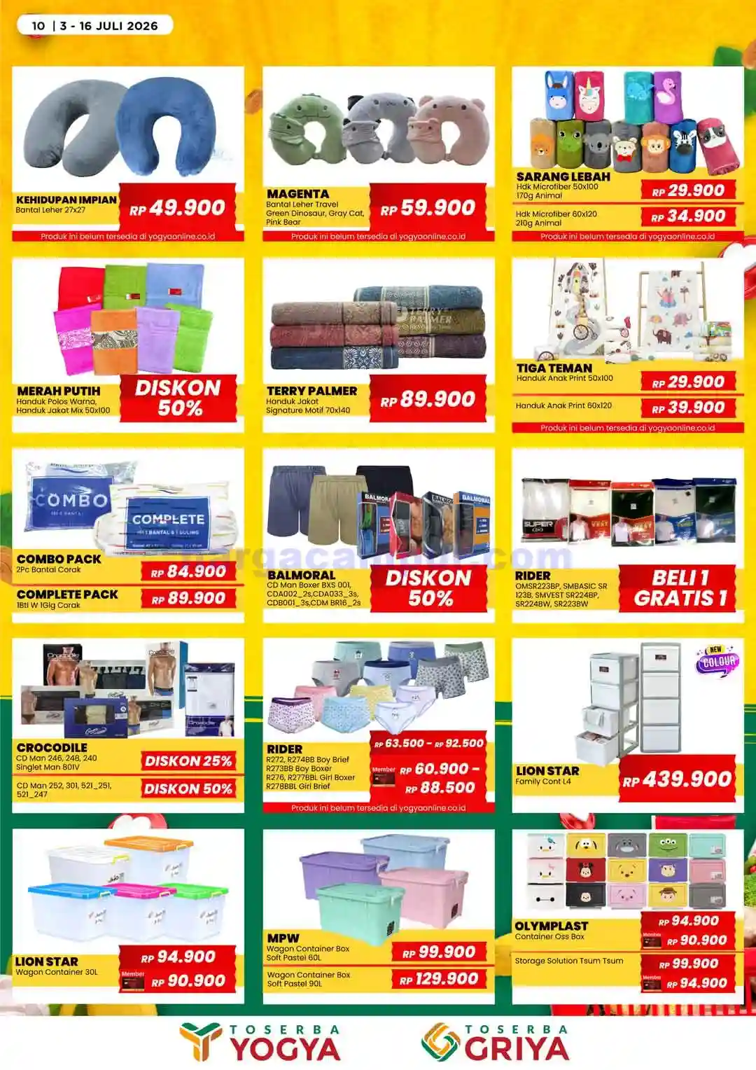 Katalog Promo Toserba Yogya Terbaru 17 - 30 Juli 2026 10 Katalog Promo Toserba Yogya Terbaru 3 16 Juli 2026 10
