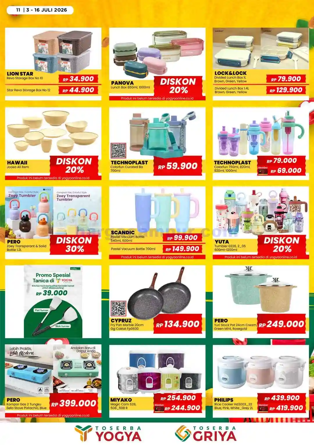 Katalog Promo Toserba Yogya Terbaru 17 - 30 Juli 2026 11 Katalog Promo Toserba Yogya Terbaru 3 16 Juli 2026 11