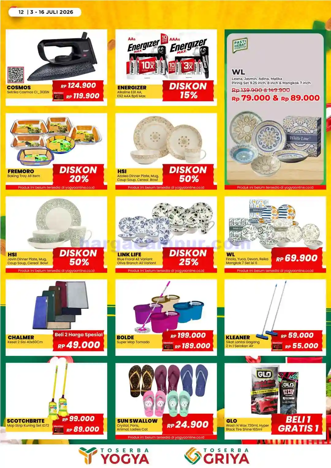 Katalog Promo Toserba Yogya Terbaru 17 - 30 Juli 2026 12 Katalog Promo Toserba Yogya Terbaru 3 16 Juli 2026 12