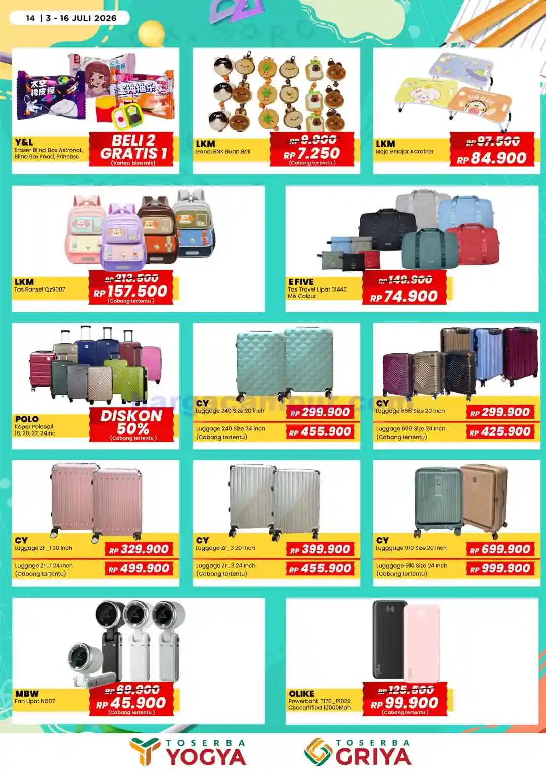 Katalog Promo Toserba Yogya Terbaru 17 - 30 Juli 2026 14 Katalog Promo Toserba Yogya Terbaru 3 16 Juli 2026 14
