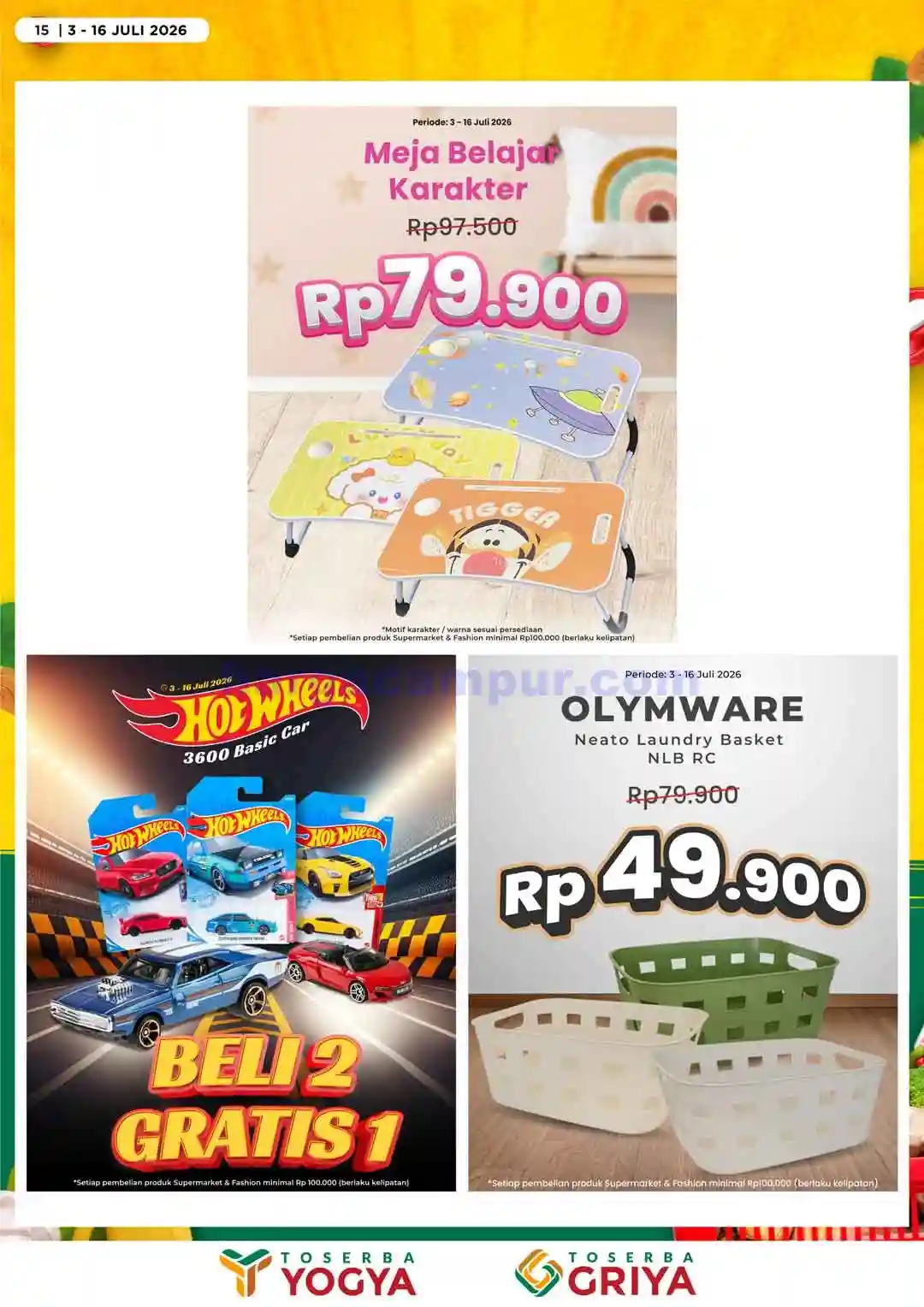 Katalog Promo Toserba Yogya Terbaru 17 - 30 Juli 2026 15 Katalog Promo Toserba Yogya Terbaru 3 16 Juli 2026 15
