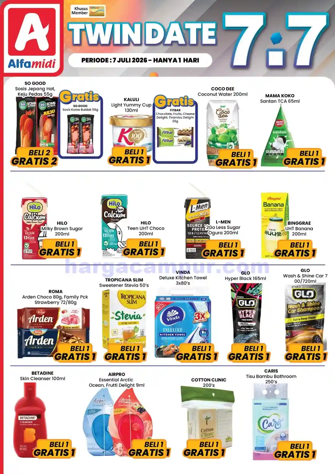 Promo Alfamidi Twin Date 7.7 Terbaru 7 Juli 2026 Hanya 1 Hari 2 Promo Alfamidi Twin Date 7.7 Terbaru 7 Juli 2026 Hanya 1 Hari.