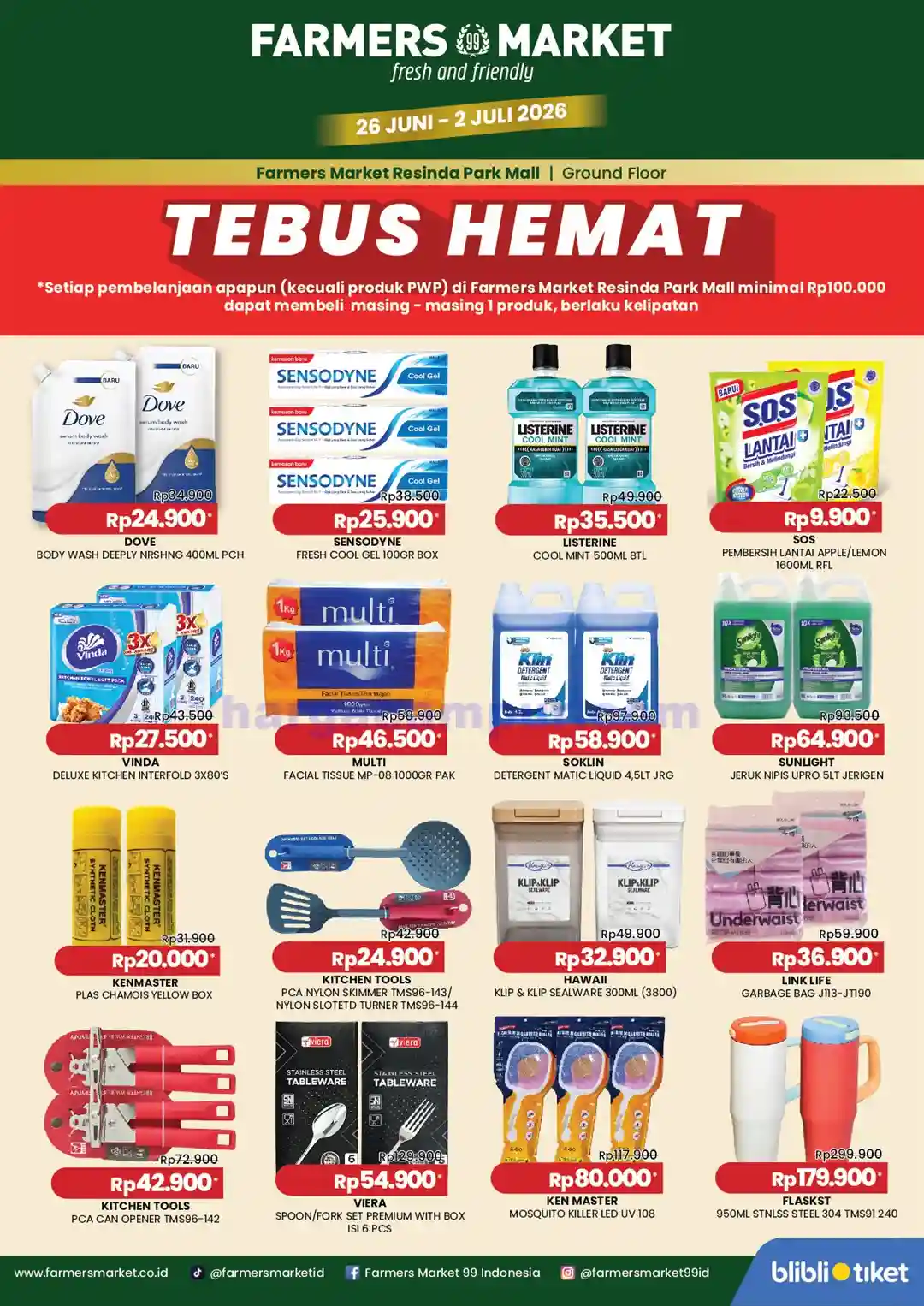 Promo Farmers Market Weekend Terbaru 26 - 28 Juni 2026 3 Promo Farmers Market Weekend Terbaru 26 - 28 Juni 2026.